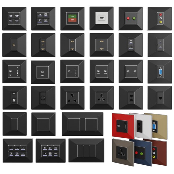 GM switches 3D 모델 TurboSquid 1989768