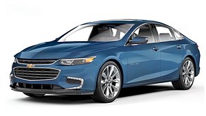 3D Chevrolet Malibu 2018 model