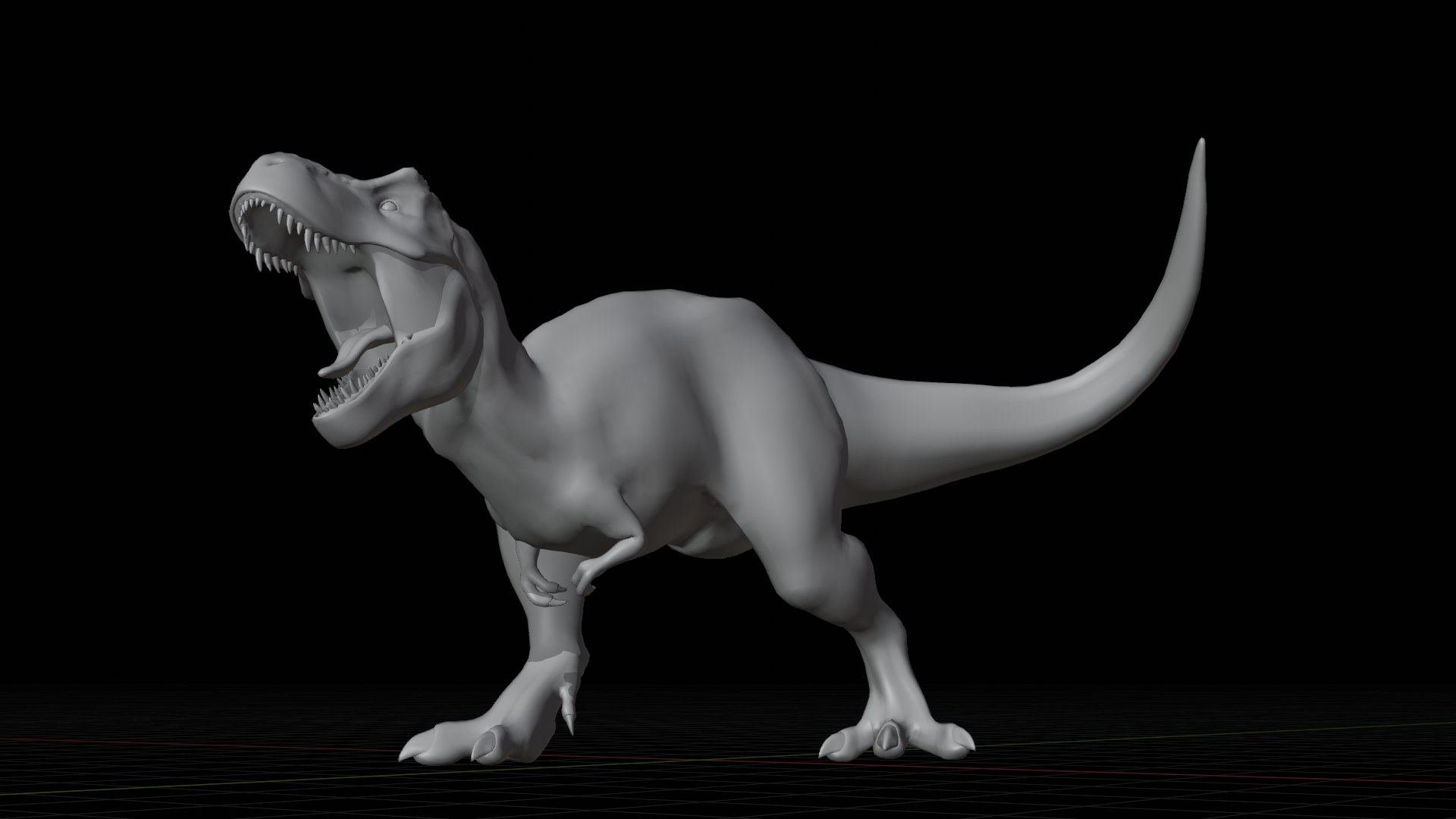 T Rex Model - TurboSquid 1883873