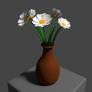 Cartoon Flower Vase