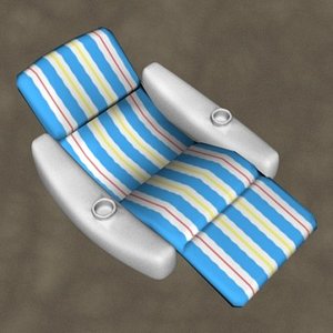 pool lounge zipped 3d max
