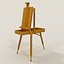 3d artist easel