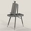 3d artist easel