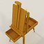3d artist easel