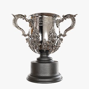 League Cup Trophy 3D model