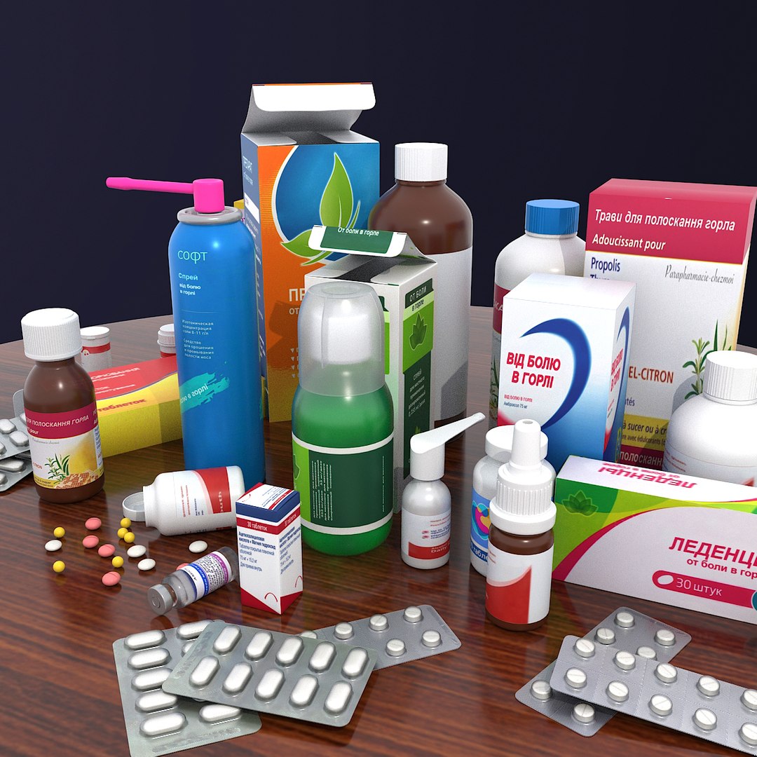 Medicine bottle box pack 3D TurboSquid 1423835