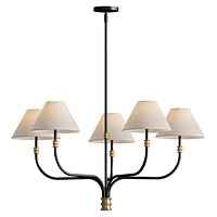 Collins Metal Round Chandelier Small