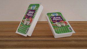 cheese milk pack 3D model