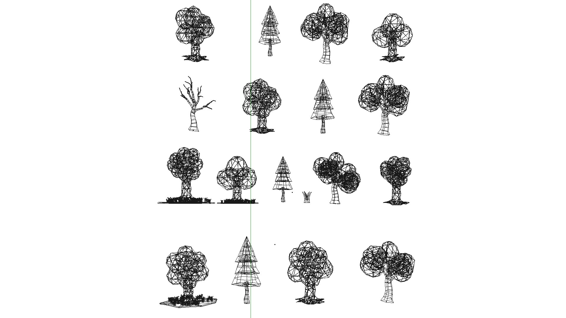 3D 18 Low Poly Tree Models With Textures - Compatible With All Major 3D ...