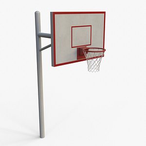 3D PBR Basketball Stand Hoop model