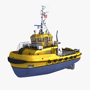 tugboat ships 3ds