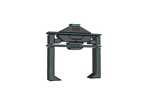 recognizer tron 3d model