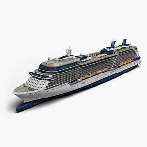 3D model Cruise Ship Solstice