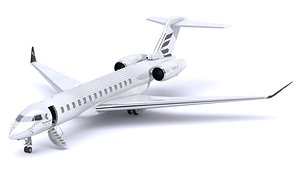 Bombardier Global 7500 Business Jet with Full Cockpit and Interior