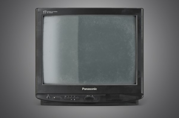 modelo 3d TV antigua Panasonic TC21 - TurboSquid 1365876