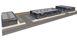 3D retail store model