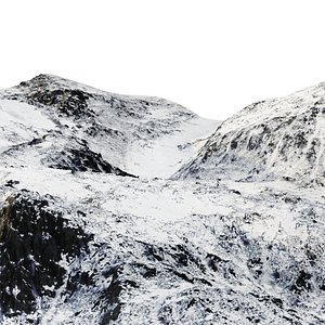 360 degree Realistic Snowy Mountains