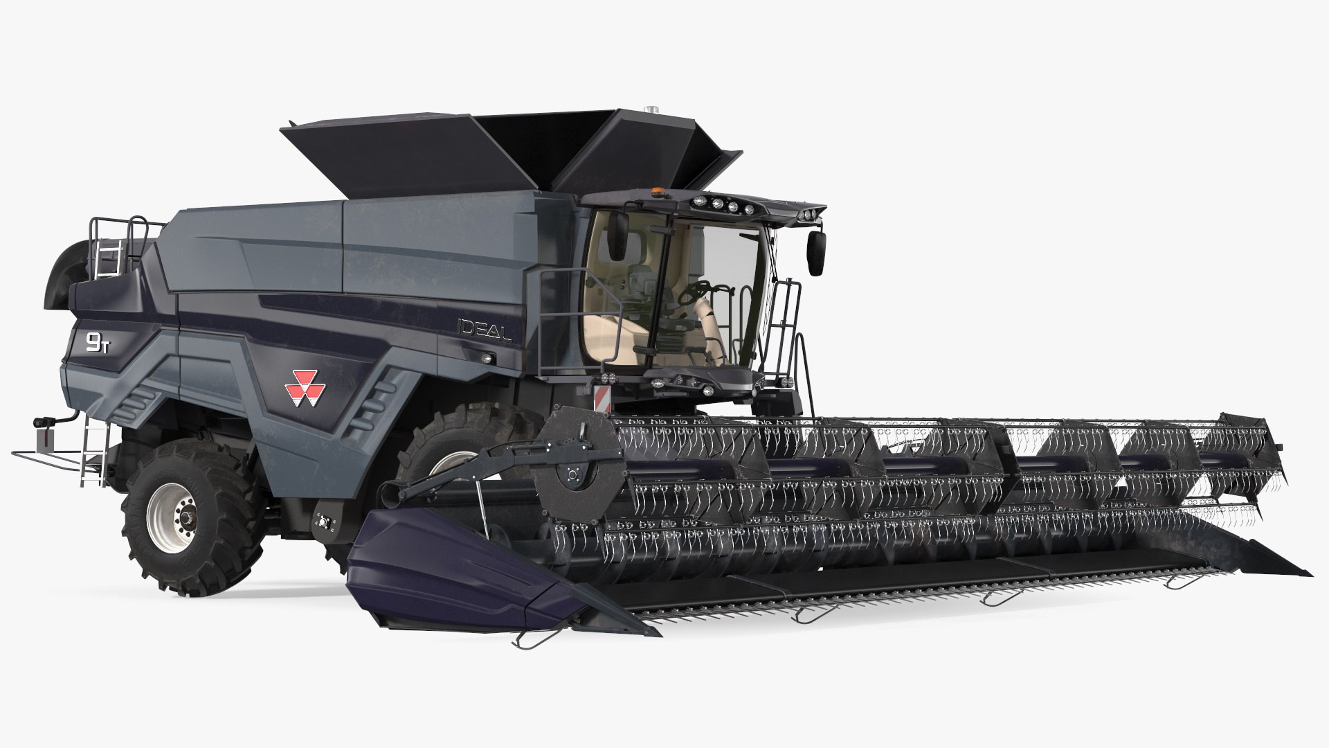 Harvester Massey Ferguson Ideal 3D model preview