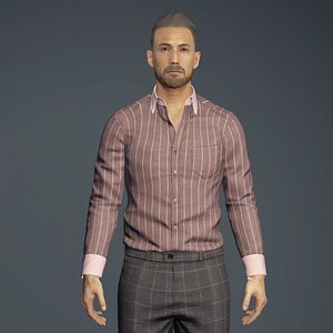 3D Cool Realistic Man Character model