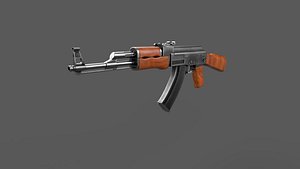AK 47 Assembled 3D model