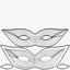 handheld carnival mask 3D model