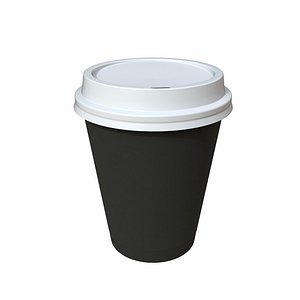 Disposable Paper Coffee Cup 3D model