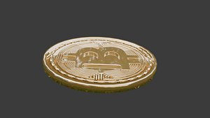 bitcoin logo model