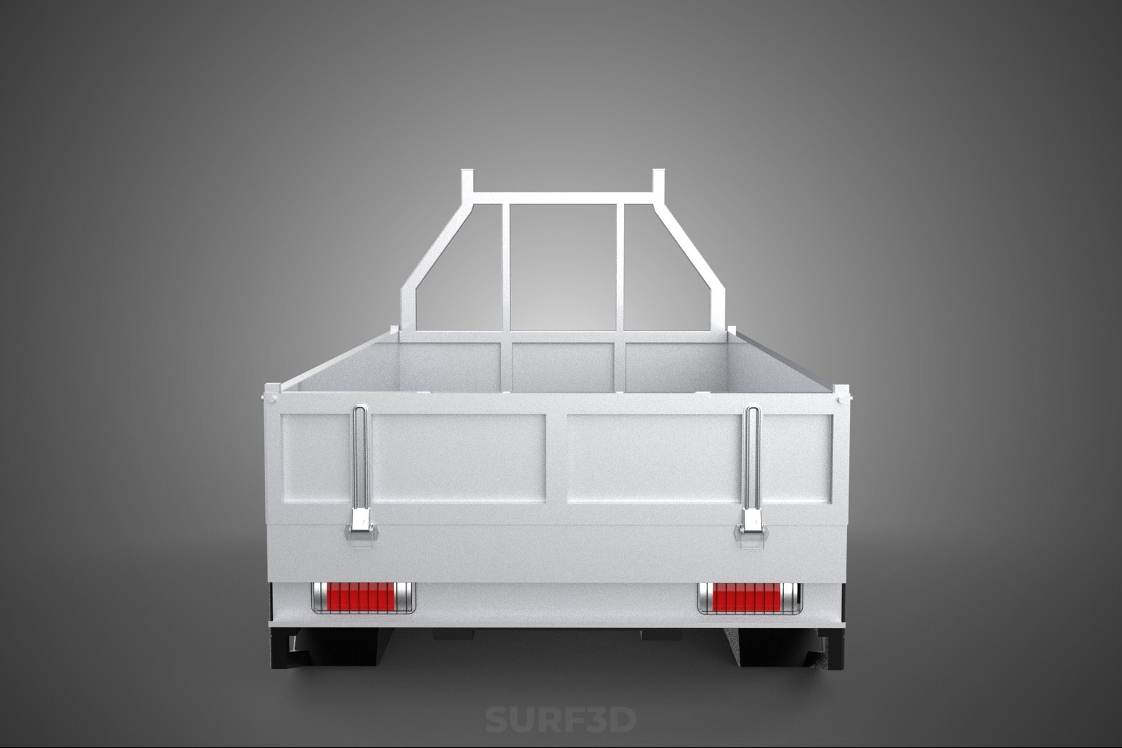 3D LOAD BODY DROP SIDE BED DUMP GATE DOOR PICKUP TRUCK WIDE DECK ...