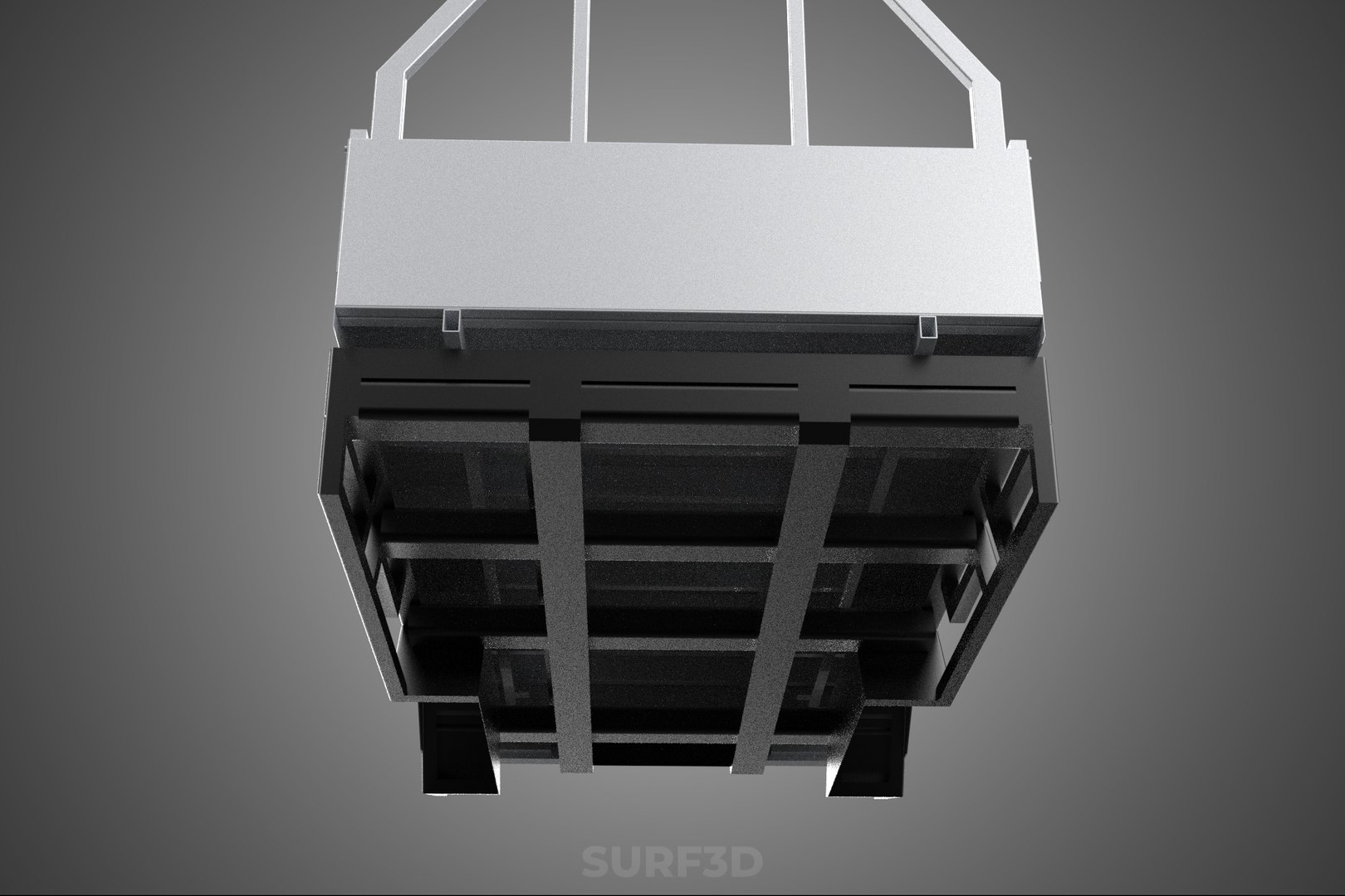 3D LOAD BODY DROP SIDE BED DUMP GATE DOOR PICKUP TRUCK WIDE DECK ...