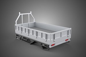 3D LOAD BODY DROP SIDE BED DUMP GATE DOOR PICKUP TRUCK WIDE DECK