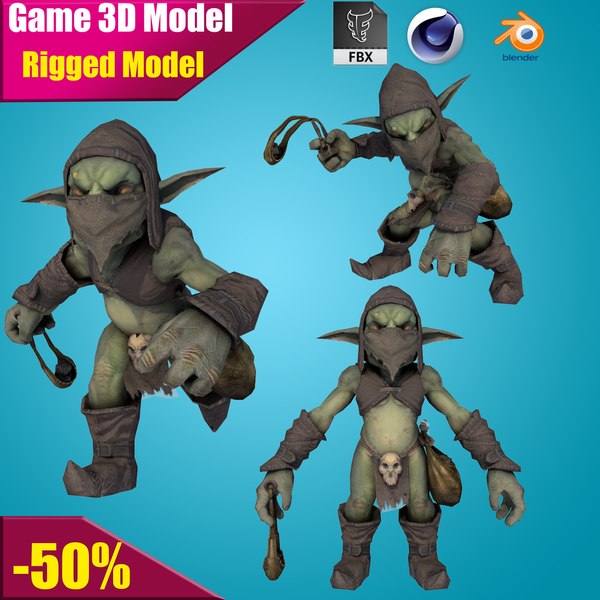 Blender Goblin Models TurboSquid