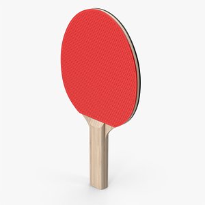 Red Ping Pong Paddle