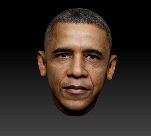 3D model obama head