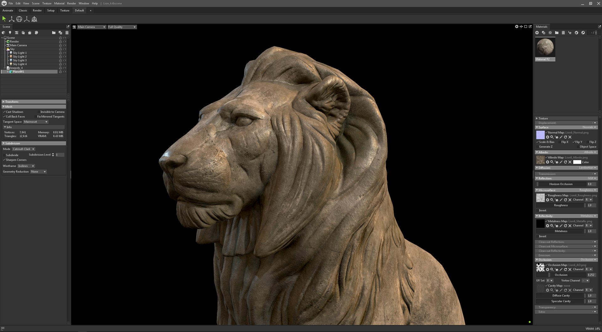 Sitting Lion Sculpture PBR Low-poly 3D https://p.turbosquid.com/ts-thumb/sH/dJV9v5/11/sc10/jpg/1652099714/1920x1080/fit_q87/385d7b58a59f3e897c1d4dcd0423a4f0ec8b14da/sc10.jpg