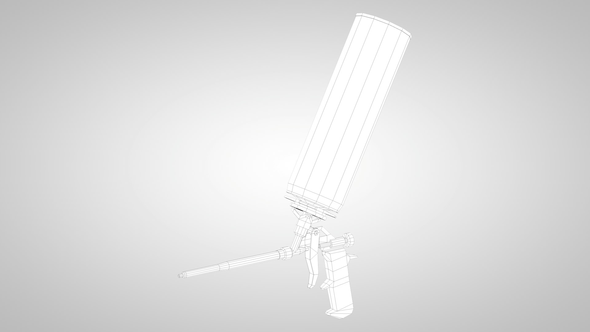 Foam Gun Lowpoly model https://p.turbosquid.com/ts-thumb/sH/flbitP/4l/cel/png/1643726435/1920x1080/fit_q87/818b750cda09aab826270801589b1d99079631f8/cel.jpg