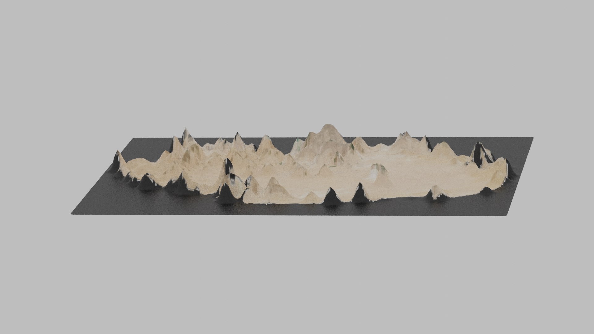 Qatar Map Country 3D Model - TurboSquid 2076316