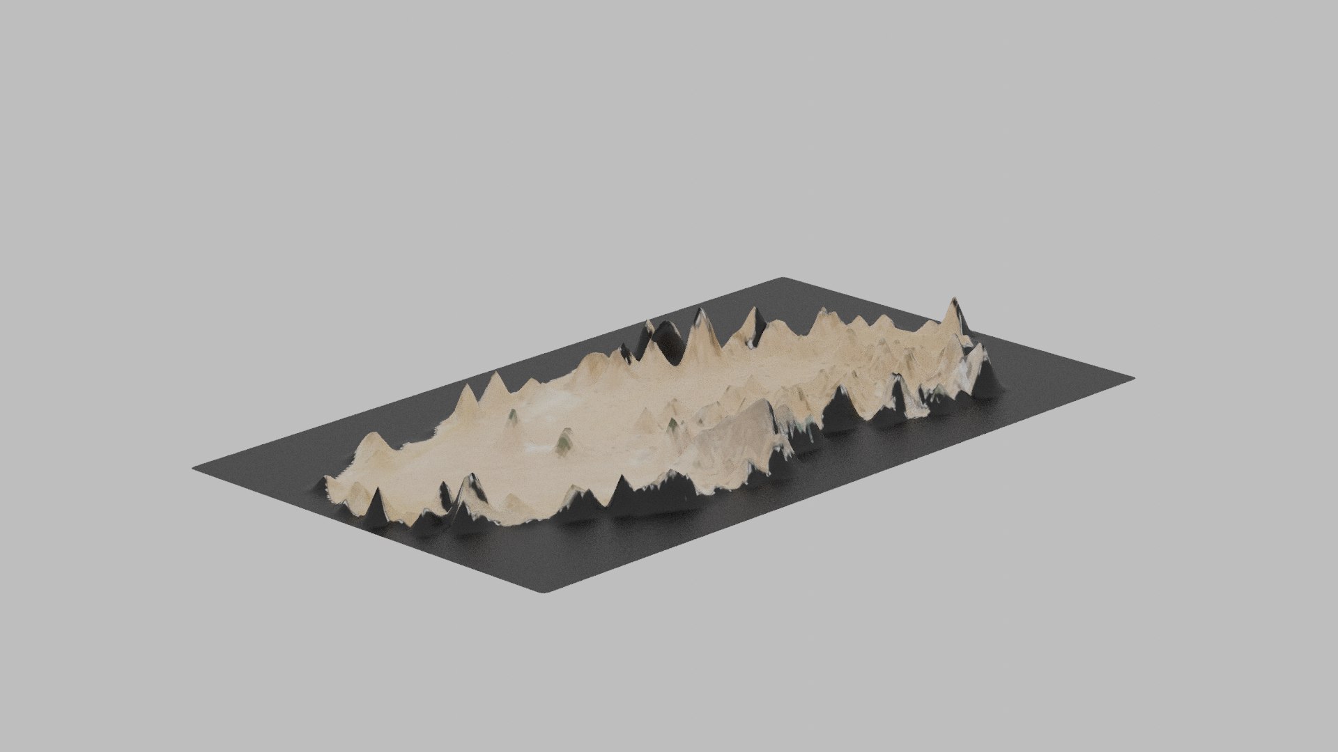 Qatar Map Country 3D Model - TurboSquid 2076316