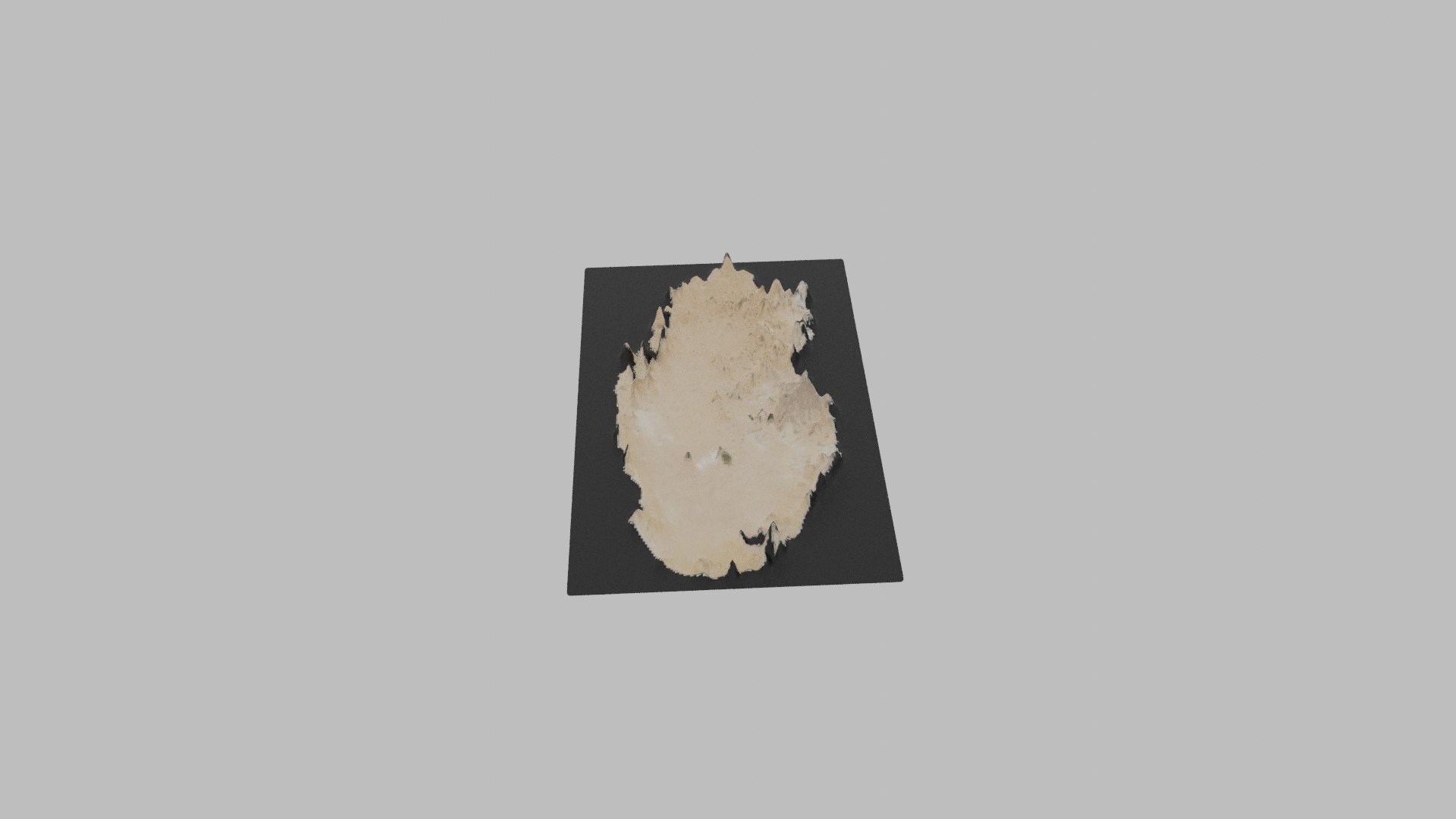 Qatar Map Country 3D Model - TurboSquid 2076316