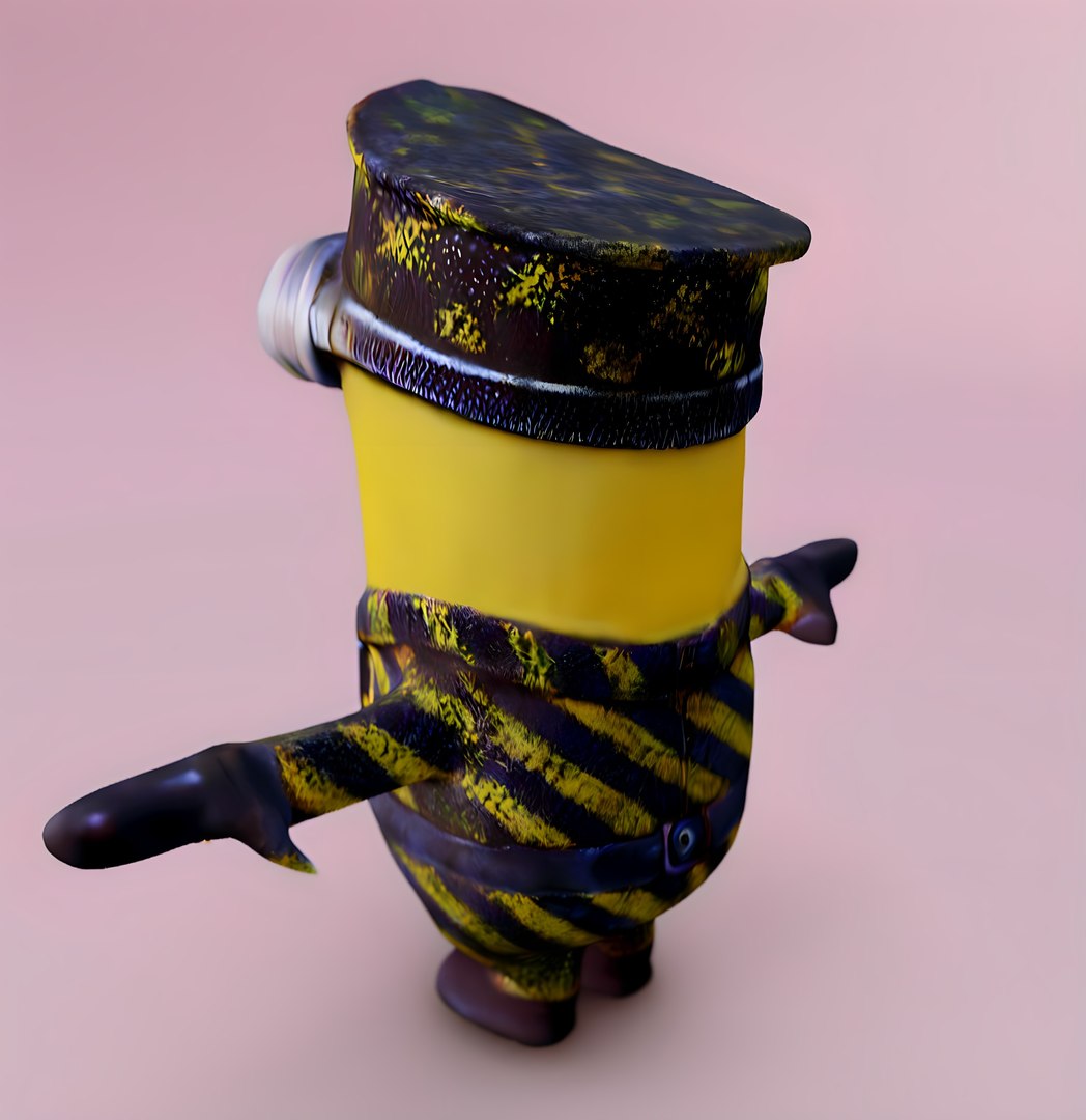 Minion Military Uniform 3D Model model - TurboSquid 2182542