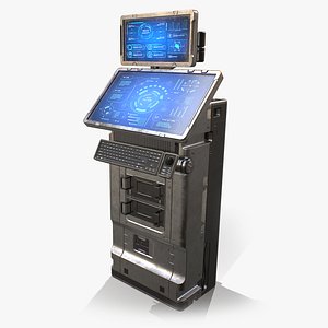 3D Sci-fi Terminal 5