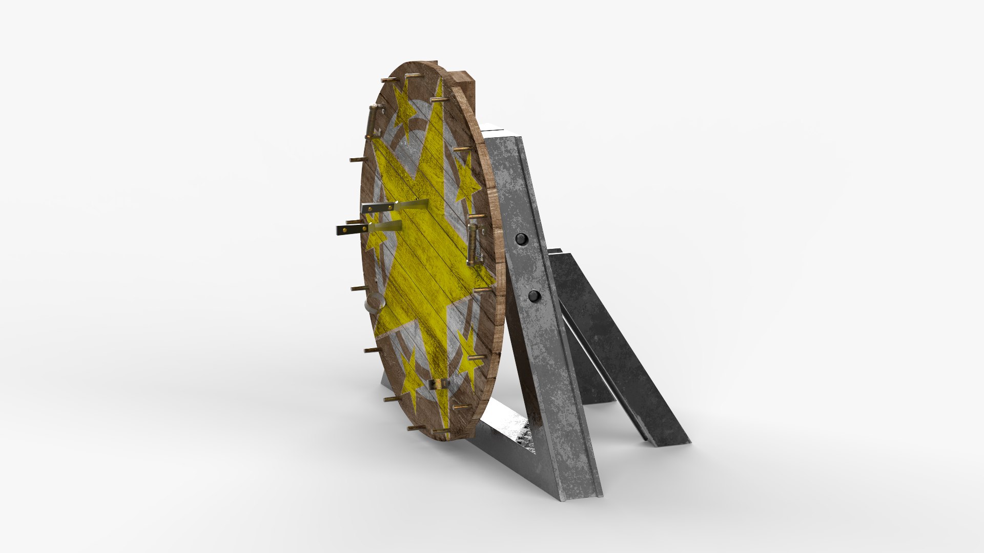 3D Wheel Of Death Knife Throwing - TurboSquid 2136124