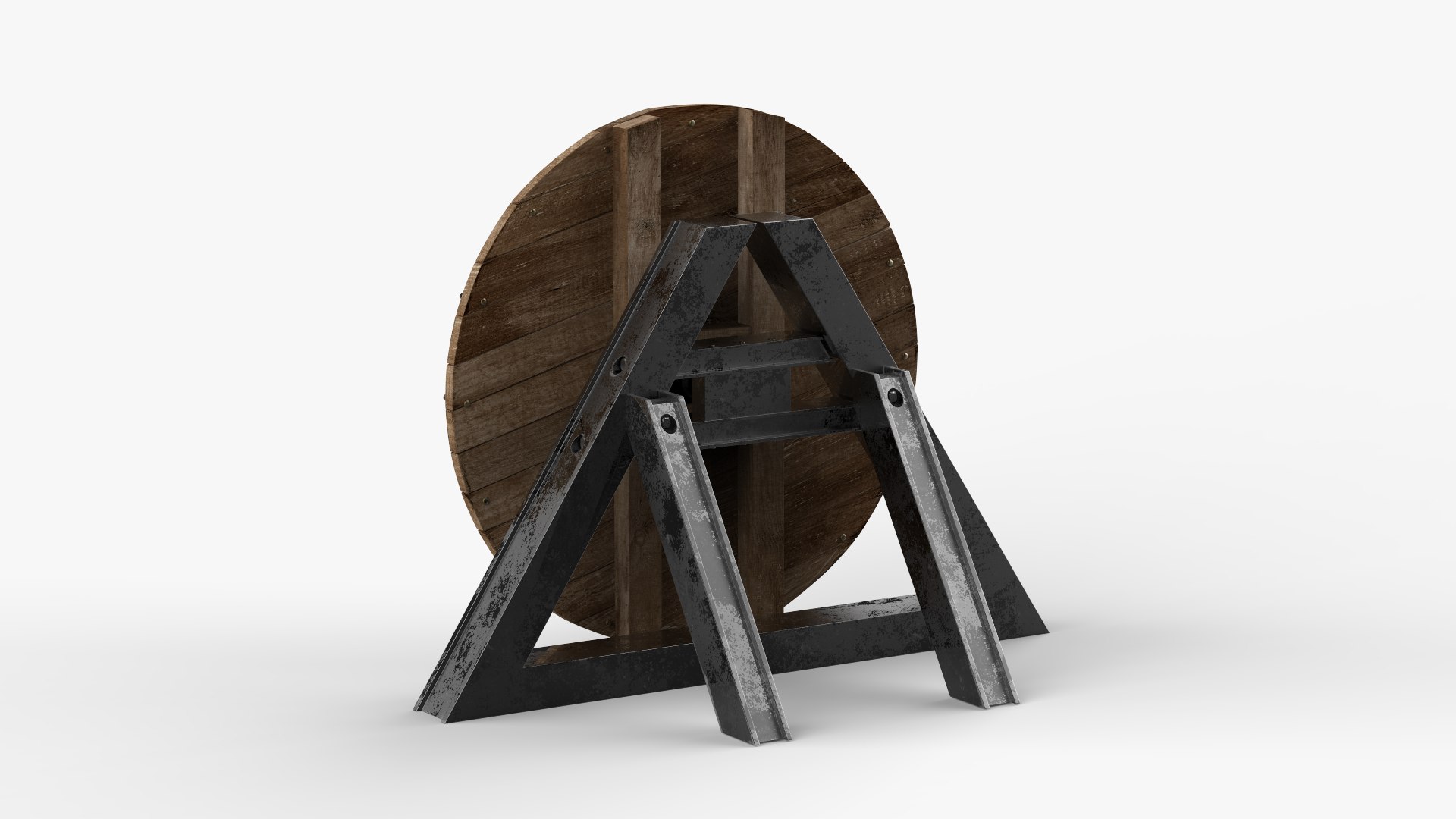 3D Wheel Of Death Knife Throwing TurboSquid 2136124