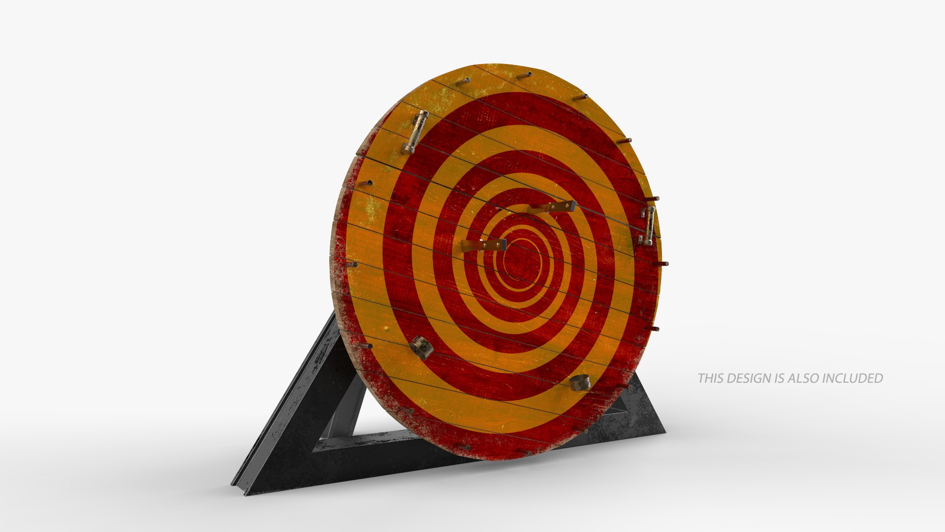 3D Wheel Of Death Knife Throwing - TurboSquid 2136124