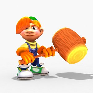 3ds max rigged character smash