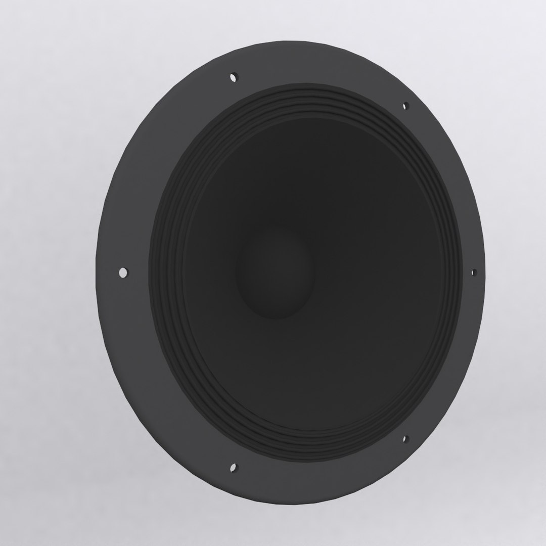 speaker 3d dwg