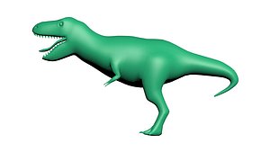 3D T-rex Model Low Poly model