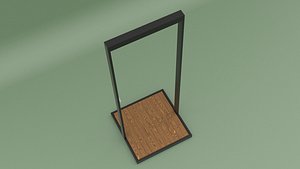 3D garden shower ar model