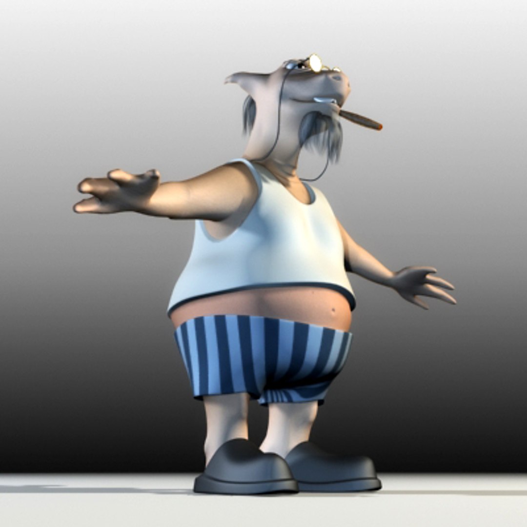 3dsmax Character Goatfather