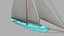 Sail Boat Low-poly PBR