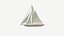 Sail Boat Low-poly PBR